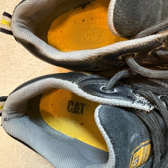 Caterpillar Argon Composite Toe Work Shoes Men's Size 12 Black gray P89955 - Picture 9 of 10